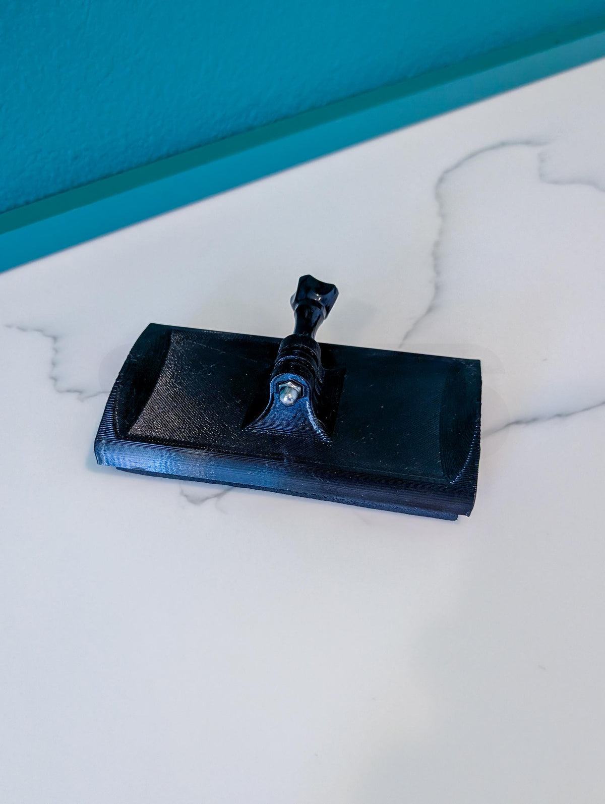 Rectangular Iako Camera Mount, close up