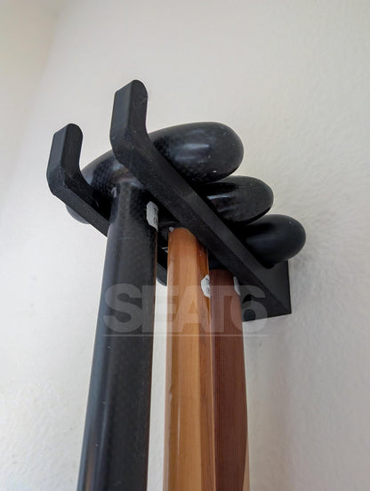 Paddle Wall Hook for outrigger paddles