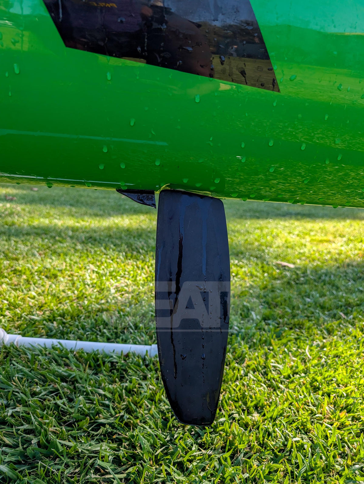 OC1 Pre-Rudder Weed Deflector, detail