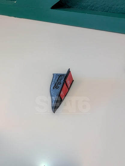 OC1 Pre-Rudder Weed Deflector, side view