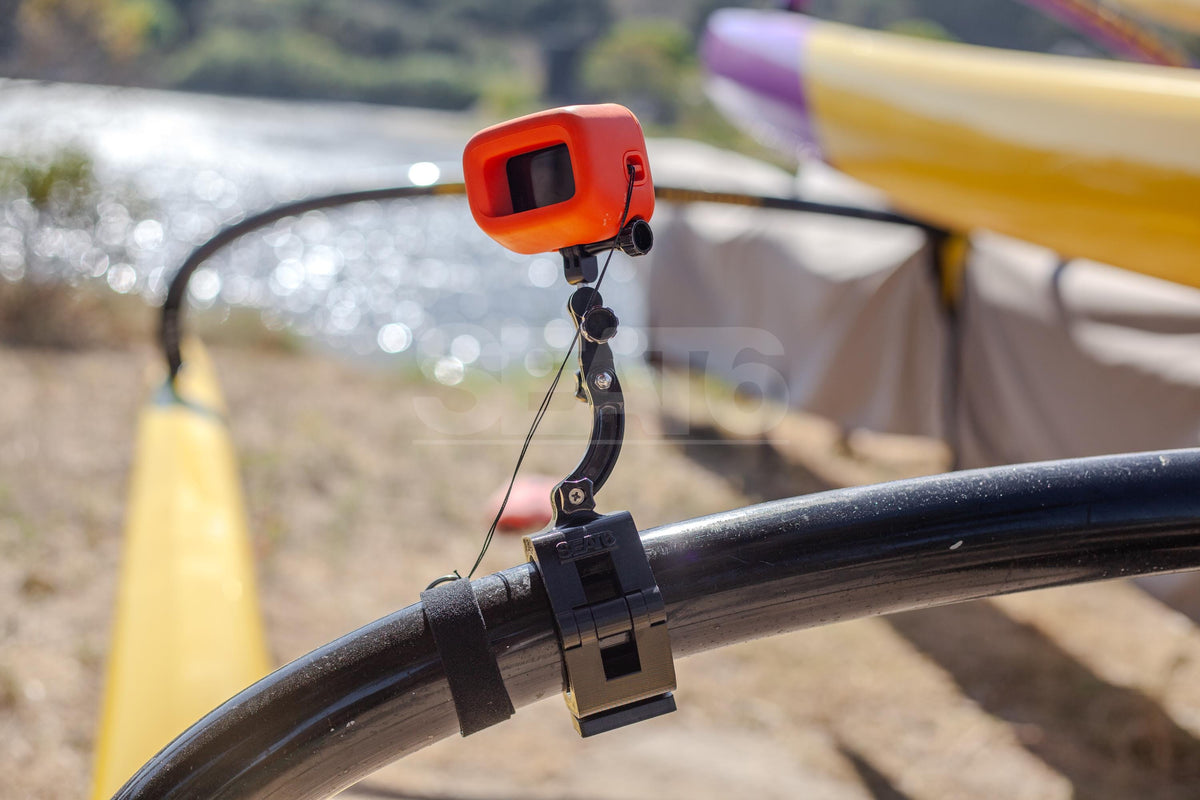 Camera Leash Kit tethering a camera at the iako