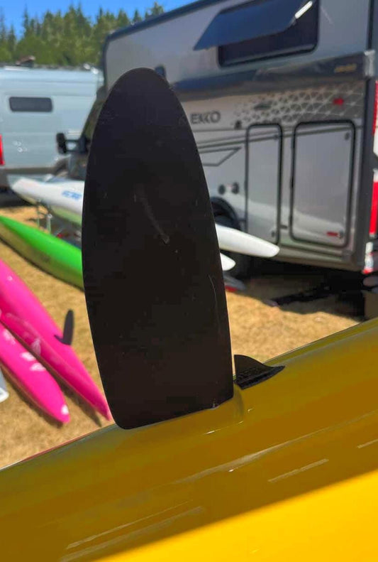 OC1 Pre-Rudder Weed Deflector, close up